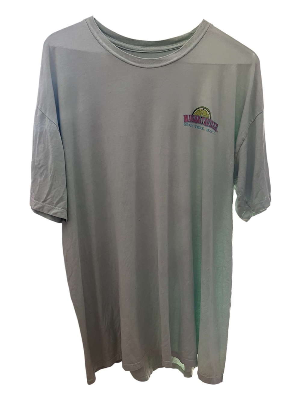 Margaritaville It’s Five O’Clock Somewhere Graphic T-Shirt XL Parrot Tropical